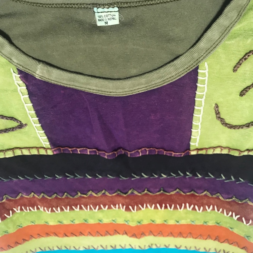 Boho Patchwork Top - image 2